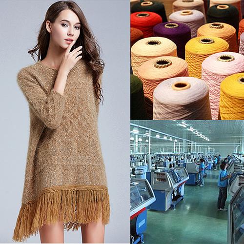 淘工厂实力商家时尚毛织套头衫加工羊绒羊毛衫来图来样定做加工